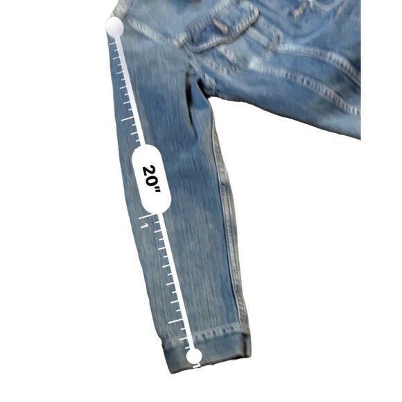 Sisley Women Denim Jean Distressed Jacket from Italy Size XS Sku 1087 - Picture 6 of 8